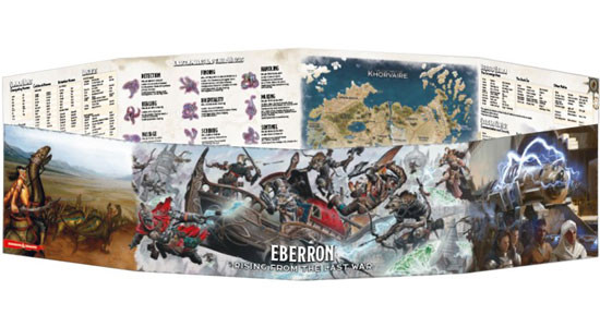 Dungeon Masters Screen Eberron Rising from the last war